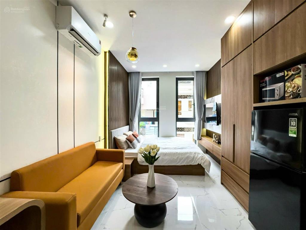 Chdv full nội thất studio luxury, máy giặt sấy riêng ngay lbb