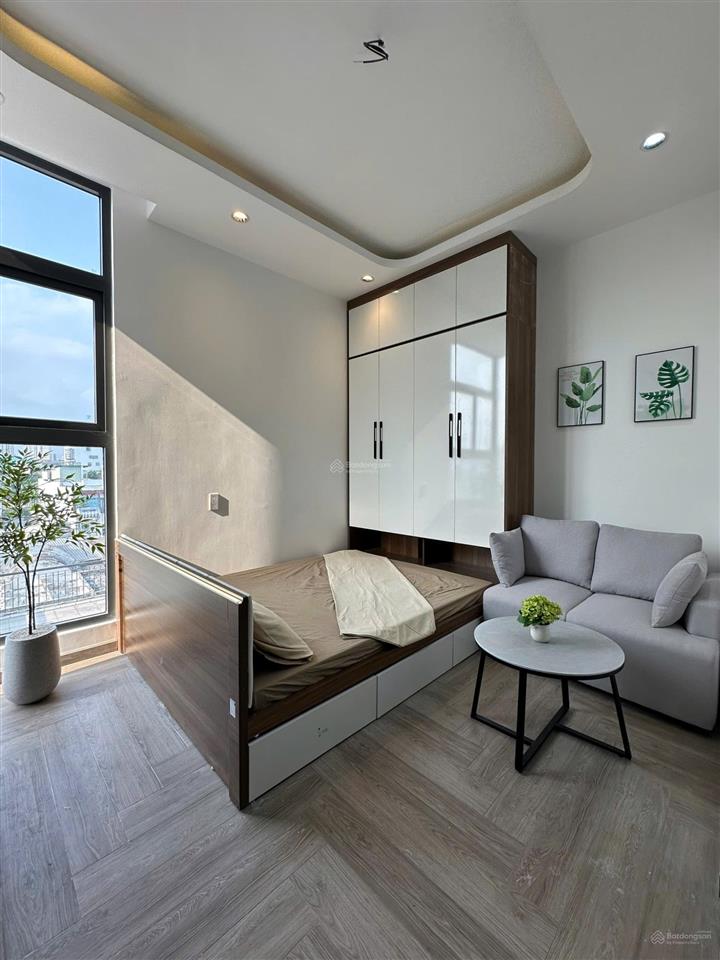 Chdv full nội thất studio luxury, máy giặt sấy riêng ngay lbb