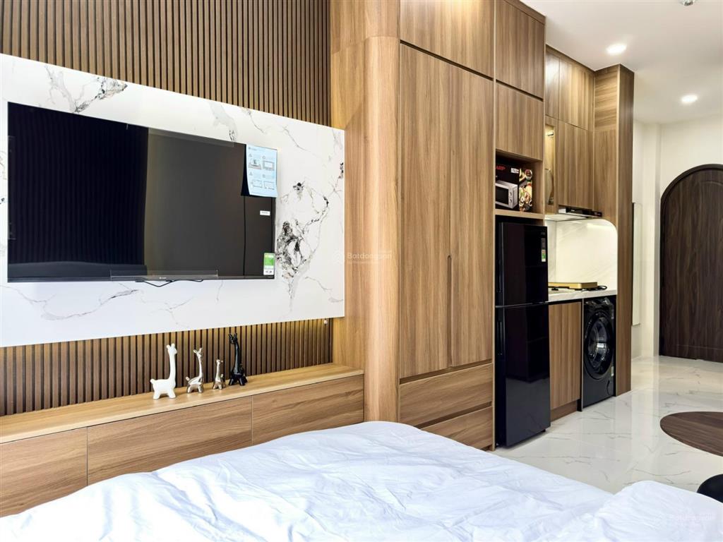Chdv full nội thất studio luxury, máy giặt sấy riêng ngay lbb
