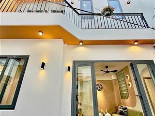 Nhà đẹp nguyễn văn đậu nở hậu tài lộc 3 tầng  ngang 9,5m