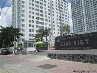 Cần bán nhanh căn hộ giai việt q8 dt 136m2 full nt view đẹp. 3pn,2wc căn góc giá 6,398tỷ có tl