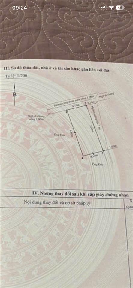 Gia đình cần bán nhà ngõ 20 tôn đức thắng sát chợ an dương  ngã tư an dương  ô tô đỗ cách nhà 20m