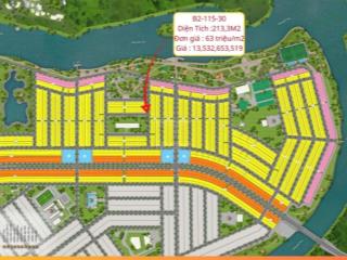 Lô góc bờ quan 3 đầm sen nam hoà xuân  dt 202m2  giá hơn 11 tỷ