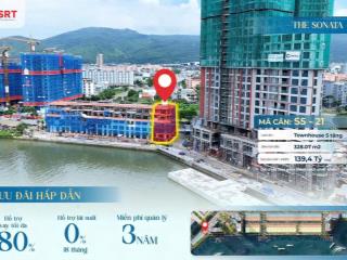 Siêu phẩm 5t s521 phân khu the sonata căn góc 3 mặt tiền sông hàn giá chủ đầu tư.  0905 661 ***