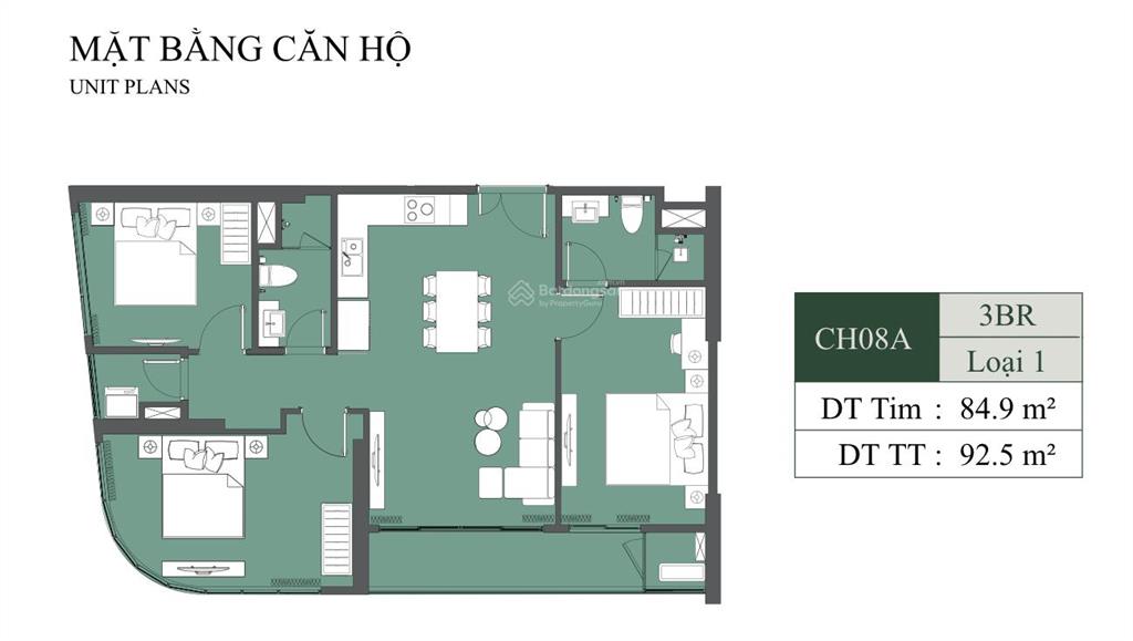 3 ngủ  08a  a1 view hồ  kính cong  85 m2  105,8 tr/m2  9 tỷ  tầng thoáng