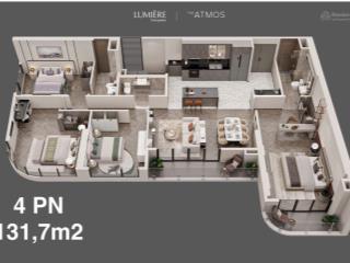 Giảm 4 tỷ bán 4 ngủ  142 m2 tòa a2  lô góc chỉ hơn 13 tỷ  kính cong  view ngắm pháo hoa