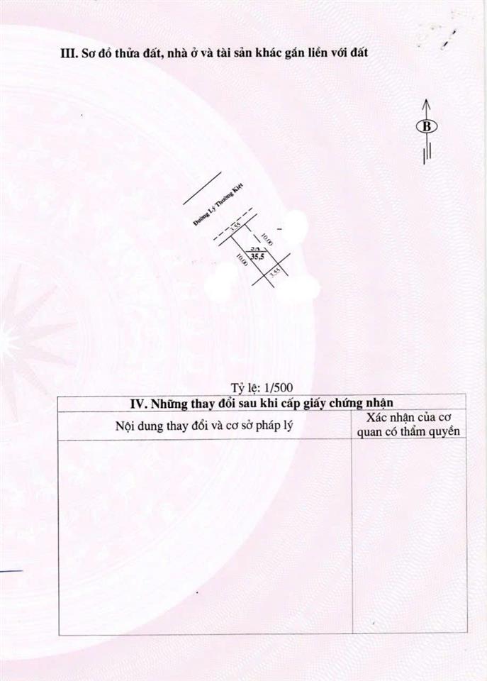 Bán nhà mặt phố lý thường kiệt hà đông 35,5m², mặt tiền 3,55m giá 10,99 tỷ