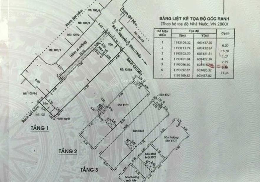 Chdv góc 2mt quận 1 ngay lim tower/ 6x25/ cn 132m2/ hầm 5 tầng/ giá 44,5 tỷ