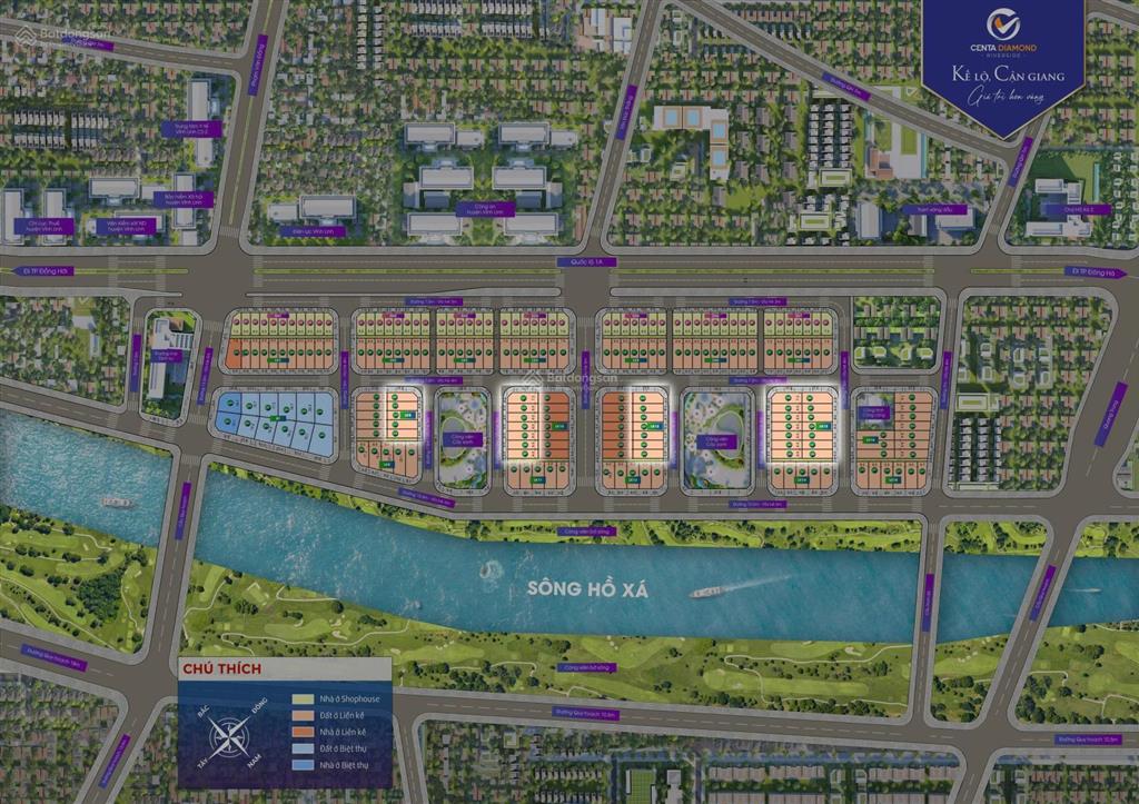 Centa diamond riverside quảng trị khu đô thị ven sông trung tâm hồ xá, vĩnh linh