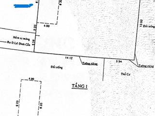 Bán nhà kho hẻm 184 lê đình cẩn, p tân tạo, 13.9 x 20m, cấp 4, giá 16.5 tỷ