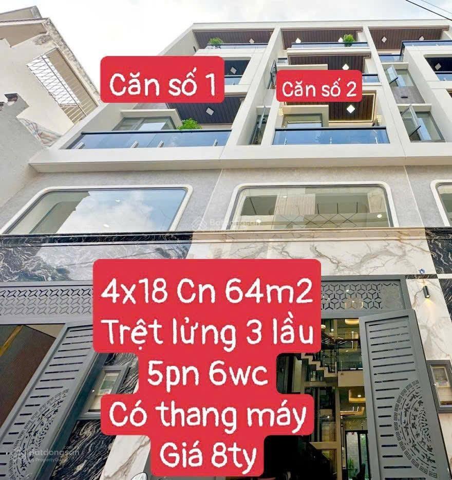 Bán nhà mới đẹp, có thang máy, khu đồng bộ cao tầng