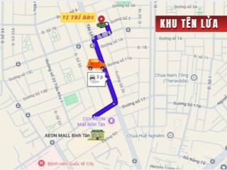 Bán nhà khu tên lửa, mt đường số 26, ngang 6 x 20m, 3.5 tấm gần aeon mall