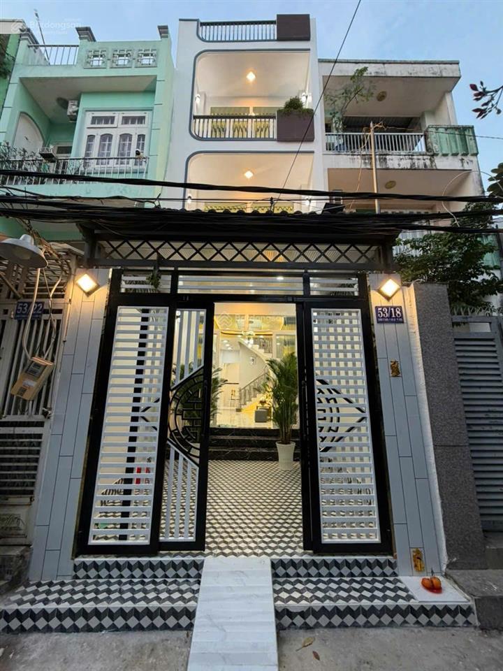Bán nhà mới, hẻm dương tự quán, p. an lạc a, dt 4 x 17m, 3 tấm, giá 6.8 tỷ.