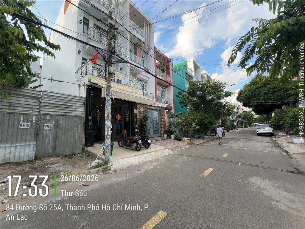 Bán đất khu tên lửa, mt đường số 25a, dt 4 x 20m, giá 8.5 tỷ