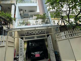 Bán nhà hẻm oto 1 sẹc , hẻm 6m lê đức thọ , dt  4m x 18m ( cn 68m2 ) , 3 tầng lầu