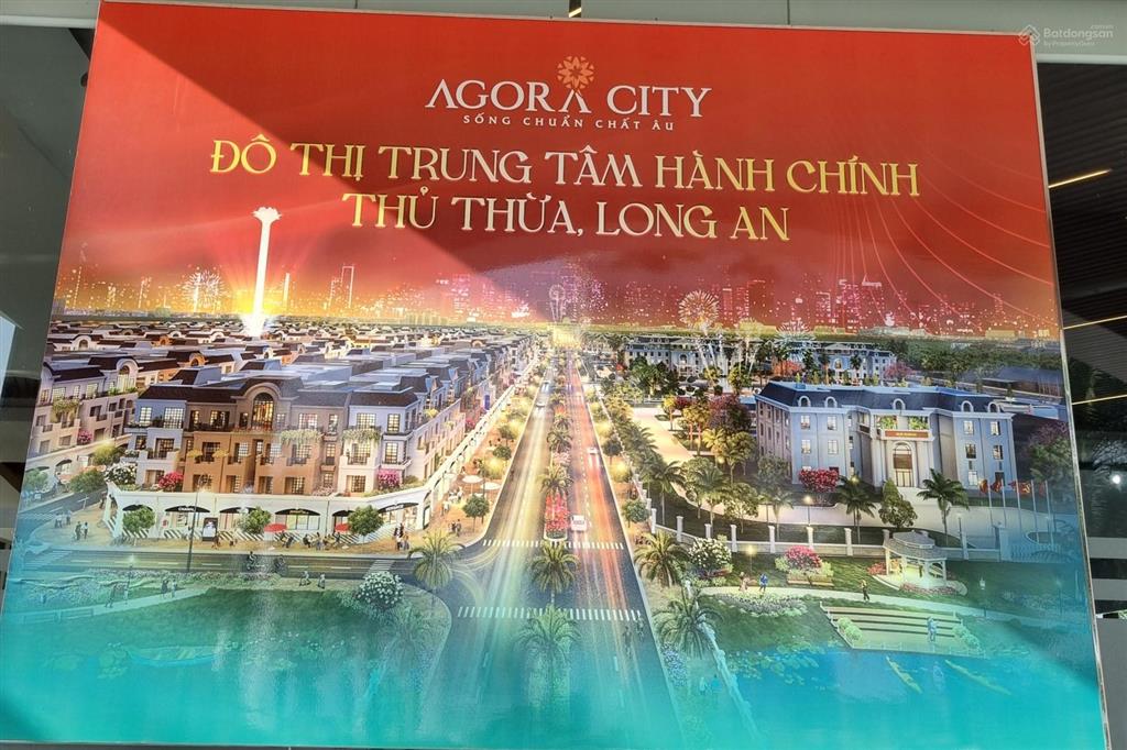 Bán đất nền dự án agora city, đường 818, thủ thừa, long an, 5 tỷ, 210m2, hàng hiếm tại uy tín