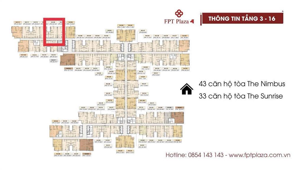 Chính chủ cần bán nhanh căn 2pn fpt plaza 4
