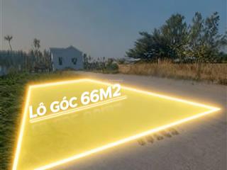 Giá trị thực! lô góc 66m², kiến thụy, hp. view công viên, đường 13m, giữa kcn & cảng vin, hơn 1tỷ!