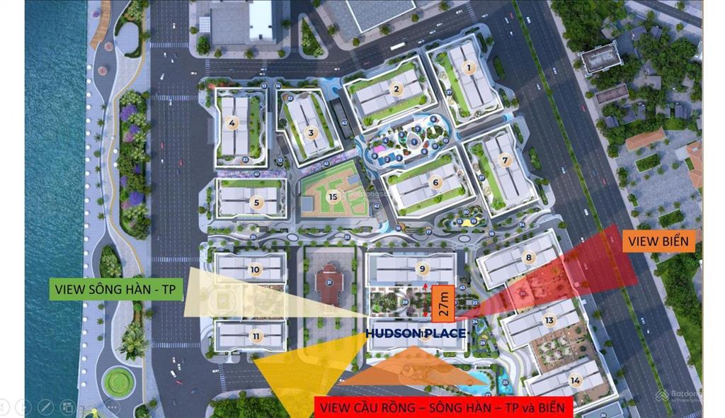 Bán căn hộ cao cấp 64m², 2pn, 2wc tại tòa capital square, sơn trà, đà nẵng ven sông hàn