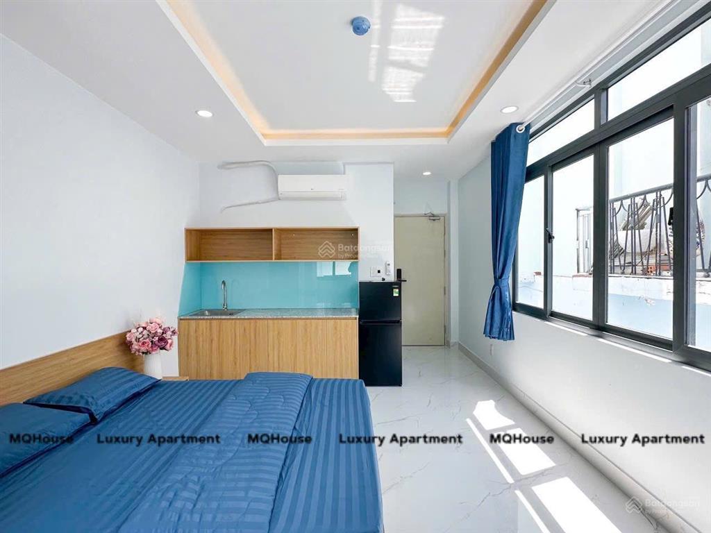 Cho thuê căn hộ studio 32m2 full nội thất cao cấp, cửa sổ lớn thoáng ngay khu lê văn sỹ, quận 3