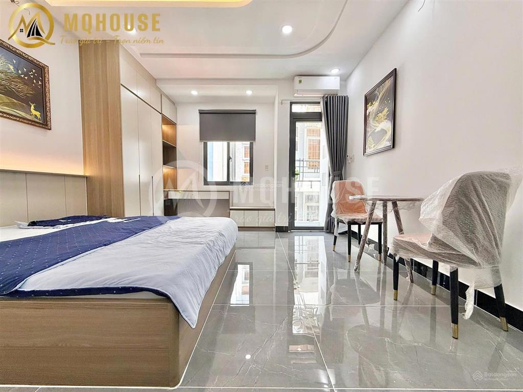 Khai trương căn hộ studio ban công, cửa sổ 35m2 ngay ngã 4 phú nhuận. full nt xách vali vào ở