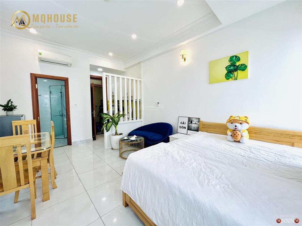 Căn hộ chung cư mini studio 35m2 full nt ngay gần sân bay tsn, công viên gia định. oto tận nhà