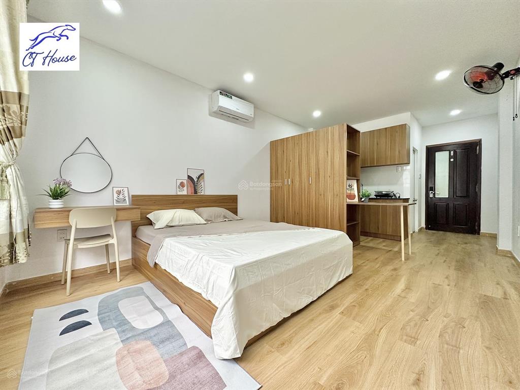 Cho thuê căn hộ 40m2 full nt mới ngay nguyễn hữu cảnh, gần the manor. phù hợp ở 1  2 người