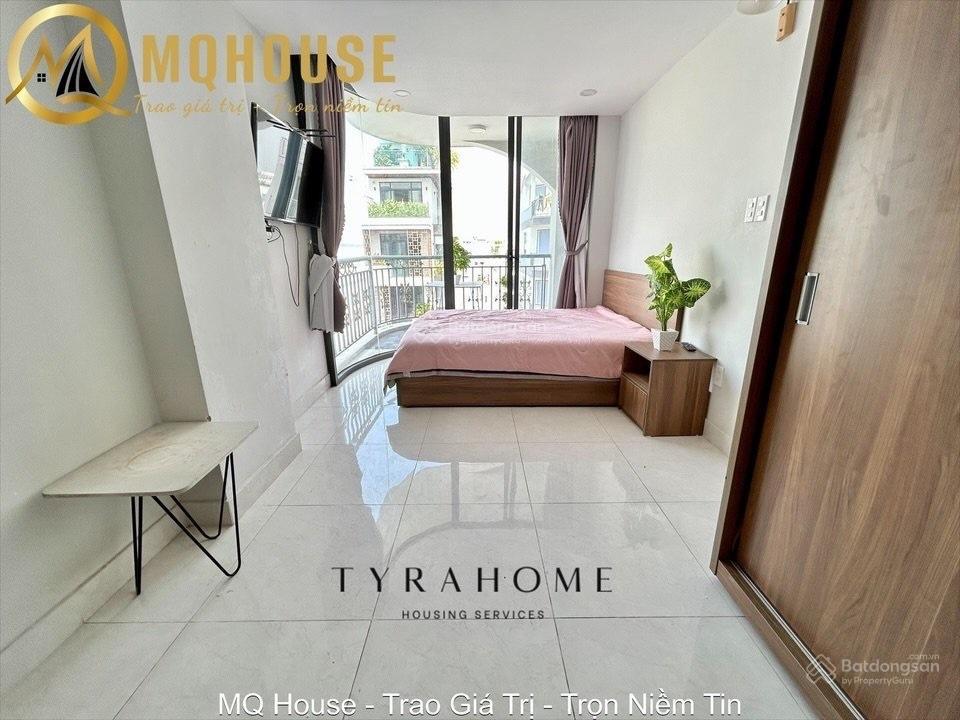 Cho thuê căn hộ ban công full nội thất. có thang máy, bảo vệ, hầm xe rộng. đường nguyễn văn đậu