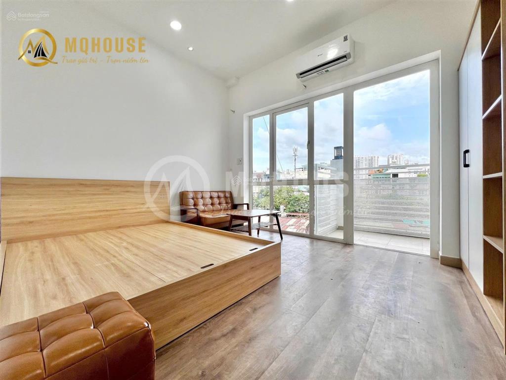 Cho thuê hệ thống căn hộ 1 phòng ngủ tách bếp 45m2 full nội thất. khu vực ngã 4 hàng xanh