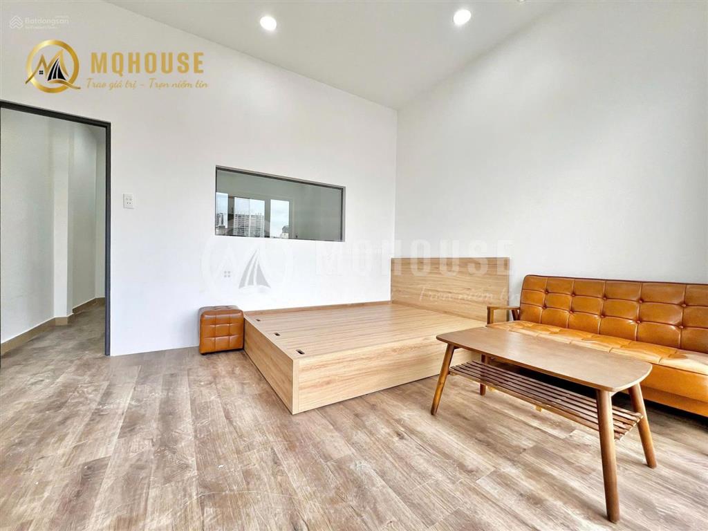 Cho thuê hệ thống căn hộ 1 phòng ngủ tách bếp 45m2 full nội thất. khu vực ngã 4 hàng xanh