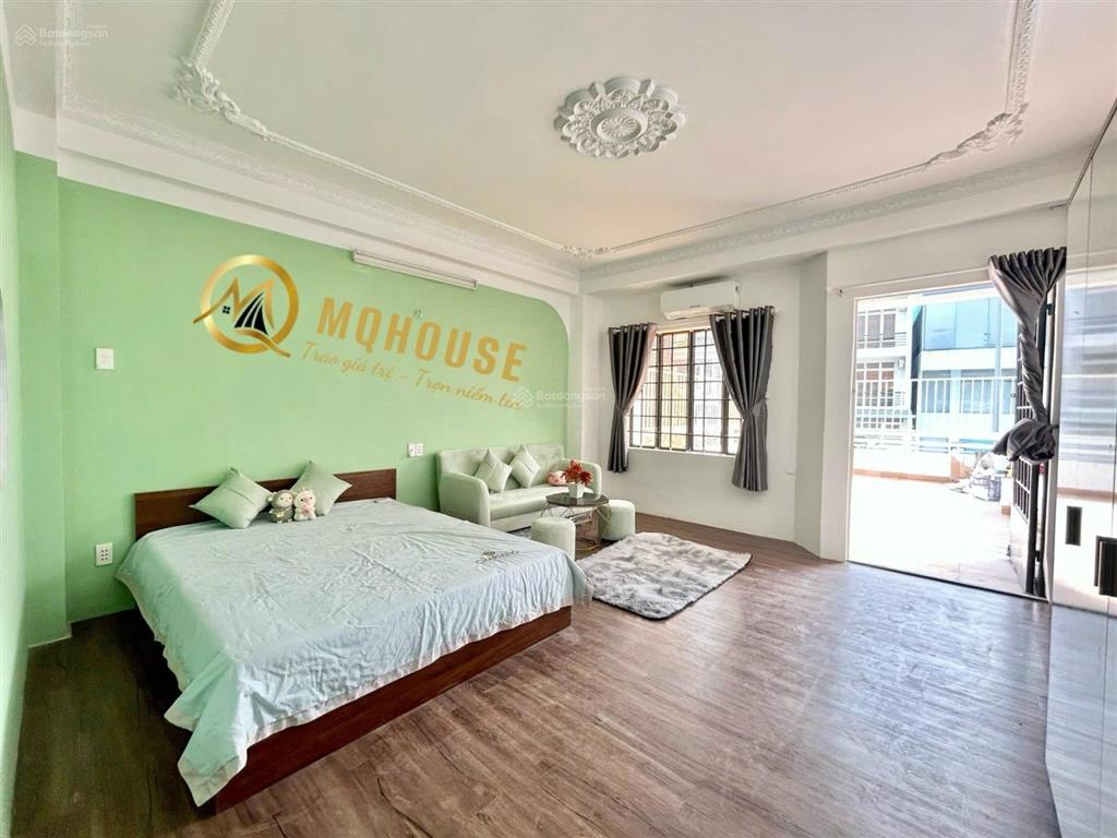 Cho thuê hệ thống căn hộ 1 phòng ngủ tách bếp 45m2 full nội thất. khu vực ngã 4 hàng xanh
