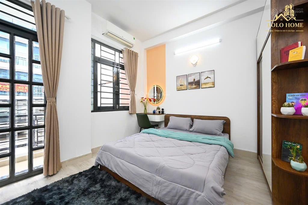 Cho thuê hệ thống căn hộ 1 phòng ngủ tách bếp 45m2 full nội thất. khu vực ngã 4 hàng xanh