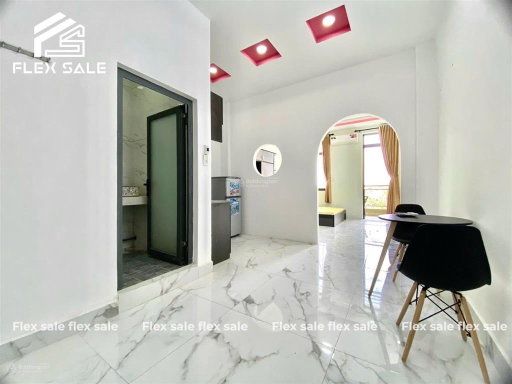 Cho thuê hệ thống căn hộ 1 phòng ngủ tách bếp 45m2 full nội thất. khu vực ngã 4 hàng xanh