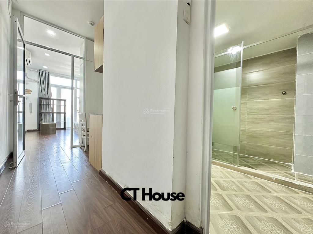 Cho thuê căn hộ 1pn ban công, tách bếp 35m2 full nội thất. ngay cầu bông đường lê văn duyệt giáp q1