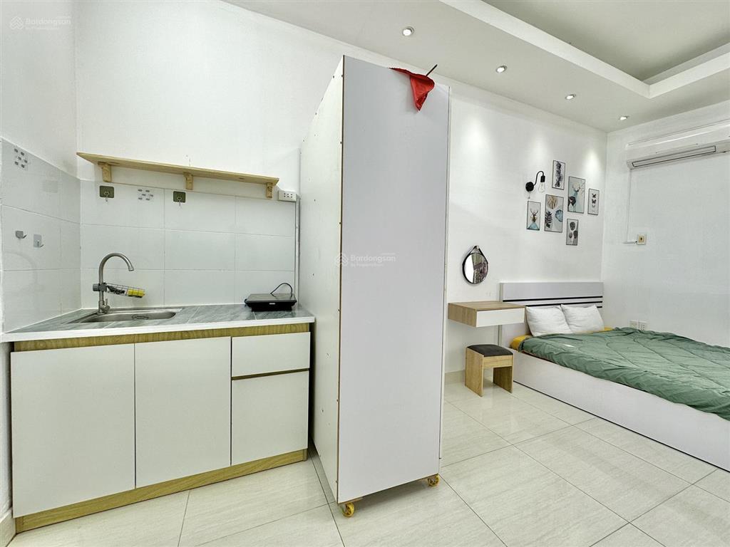 Cho thuê căn hộ 1pn, 50m2 full nội thất, có ban công khu vực q3  pn. an toàn pccc, nt mới
