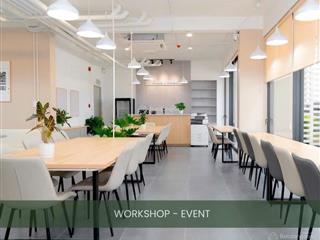 Cho thuê 1 sàn nhà phố soho full thiết bị văn phòng, 190m2