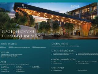 Regal park view  biệt thự/shophouse đẳng cấp bậc nhất khu tây bắc chỉ 14ty  shld  ck lên đến 26%