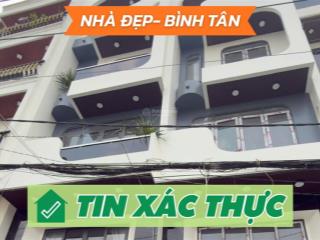 Bán nhà đẹp 4 tầng hẻm 8m lê đình cẩn, p.tân tạo, q.bình tân, 4x16m, 7.5 tỷ