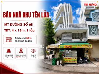 Bán nhà khu tên lửa  bình tân, mt đường nội bộ ngay chợ, 4x18m, 2 tầng, giá 8.4 tỷ tl