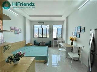 Studio cửa sổ mới rộng thiết riêng full nội thất đường lớn ô tô nội thất y hình nguyễn văn khối p8