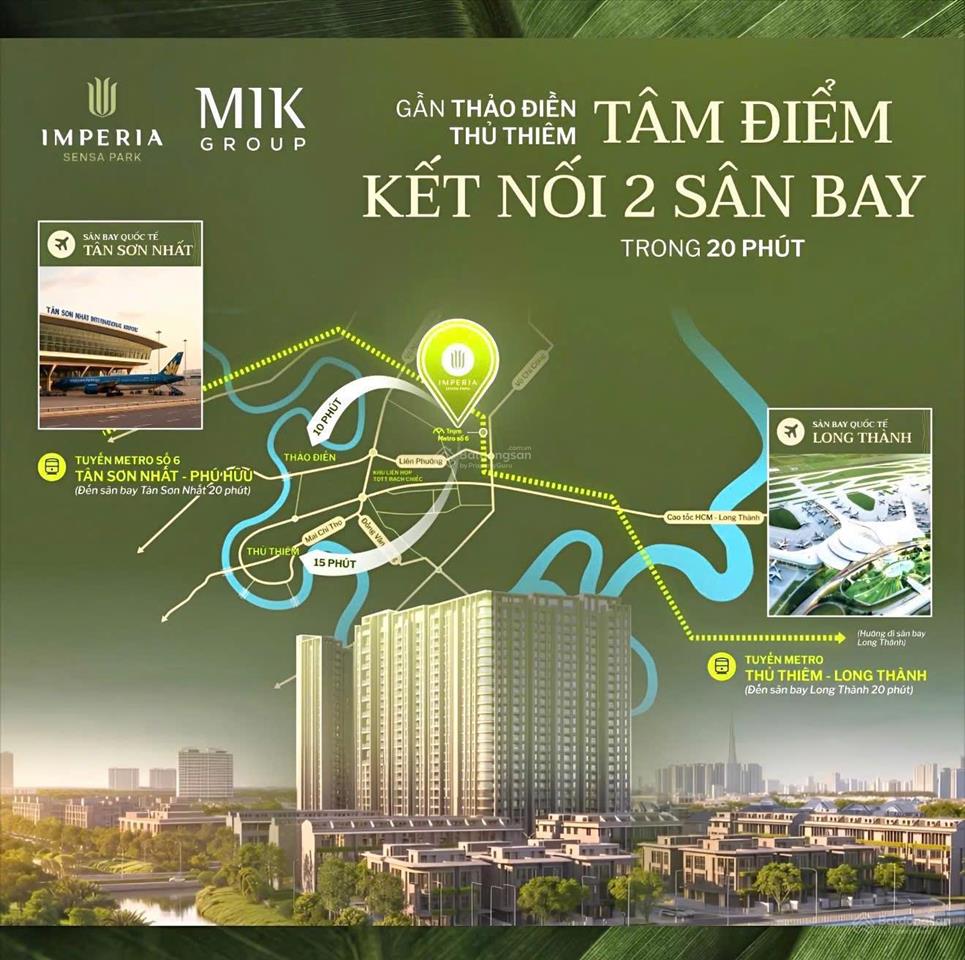 Mở bán mik imperia sensa park  căn hộ luxury 2 mặt giáp sông, giá tốt khu đông sg 0902 999 ***