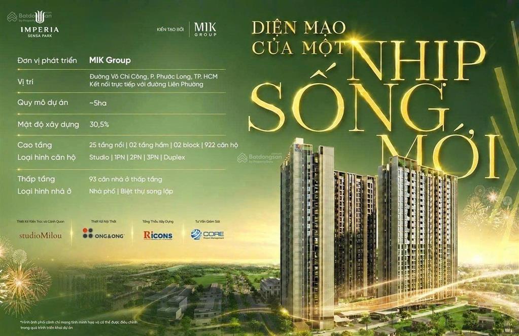 Mở bán mik imperia sensa park  căn hộ luxury 2 mặt giáp sông, giá tốt khu đông sg 0902 999 ***