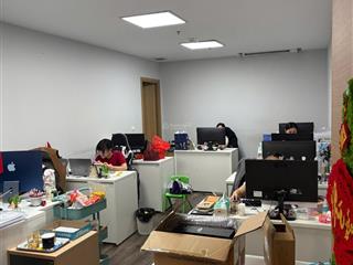 Cho thuê văn phòng tại vinhomes green bay mễ trì, 160k/m2/th, 350m2, ngăn sẵn phòng ban