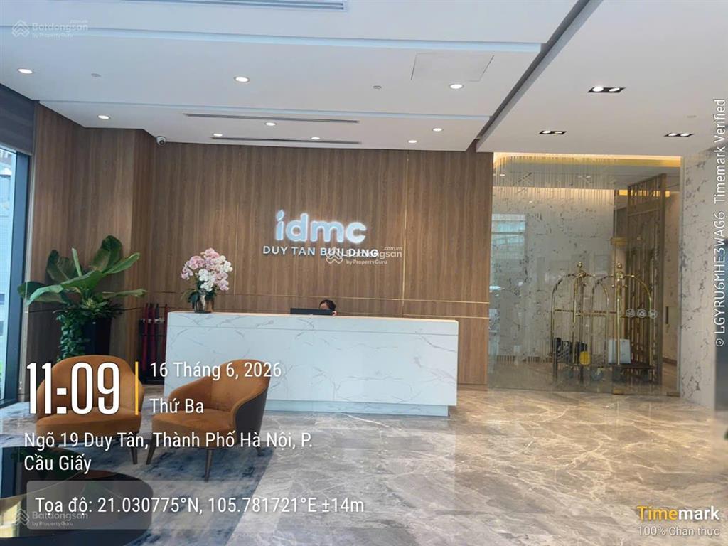 Cho thuê văn phòng tòa nhà idmc 21 duy tân  giá 425 nghìn/m2/tháng