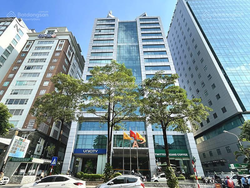 Tòa việt á cho thuê văn phòng siêu rẻ mp duy tân, 150m2, 355k/m2/th, miễn phí ngoài giờ