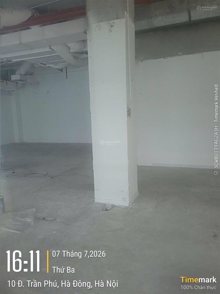 Trung tâm thương mại mac plaza trần phú, hà đông cần cho thuê văn phòng đẹp 180m², 385k/m2/tháng