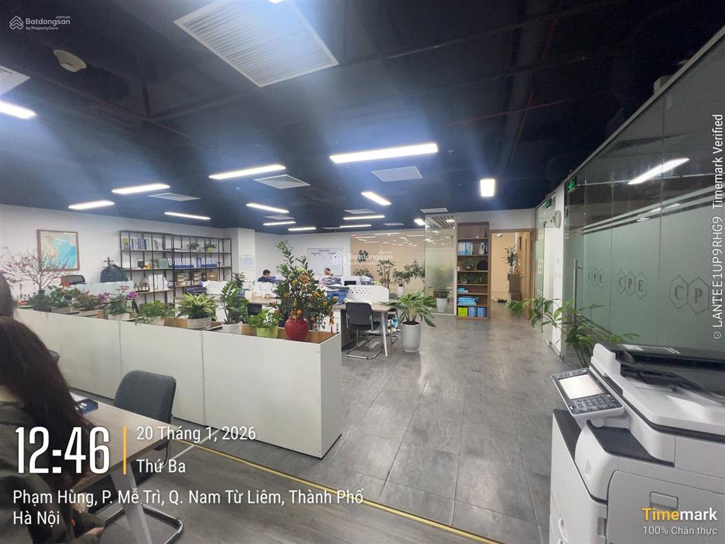 Cty mình cần nhượng văn phòng 208m² vinhomes west point, full nội thất, bàn giao ngay