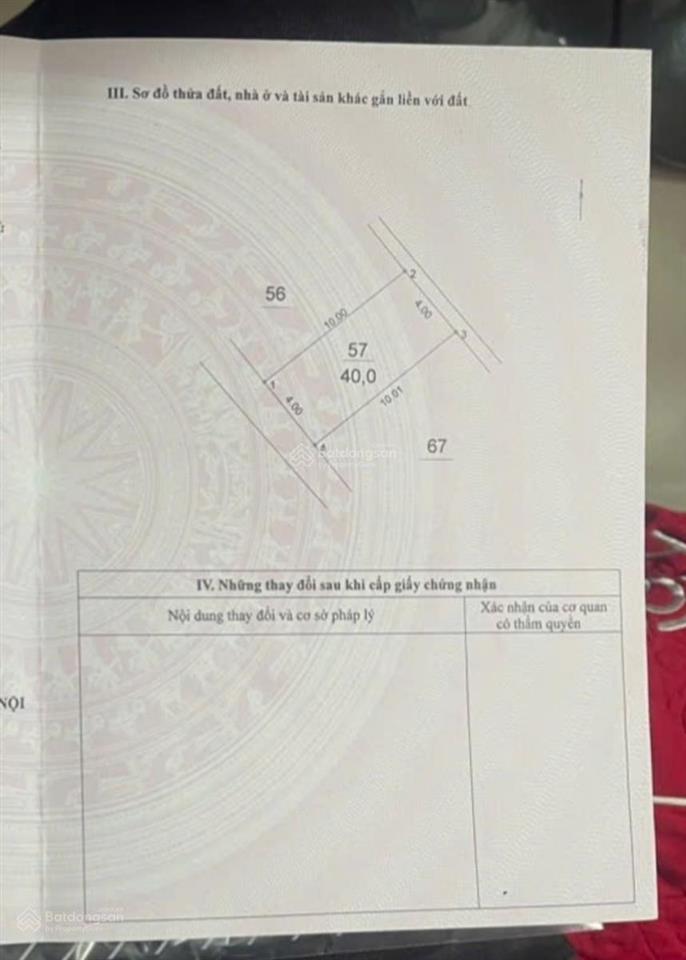 Phân lô tô hiến thành, hà đông 7,6 tỷ, 40m2, 5 tầng. ô tô đỗ sát nhà.