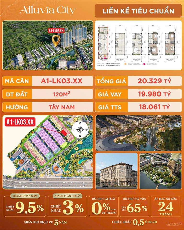 Alluvia  liền kề xẻ khe  sát hồ  140m2  20 tỷ  gần hồ trung tâm onsen alluvia city