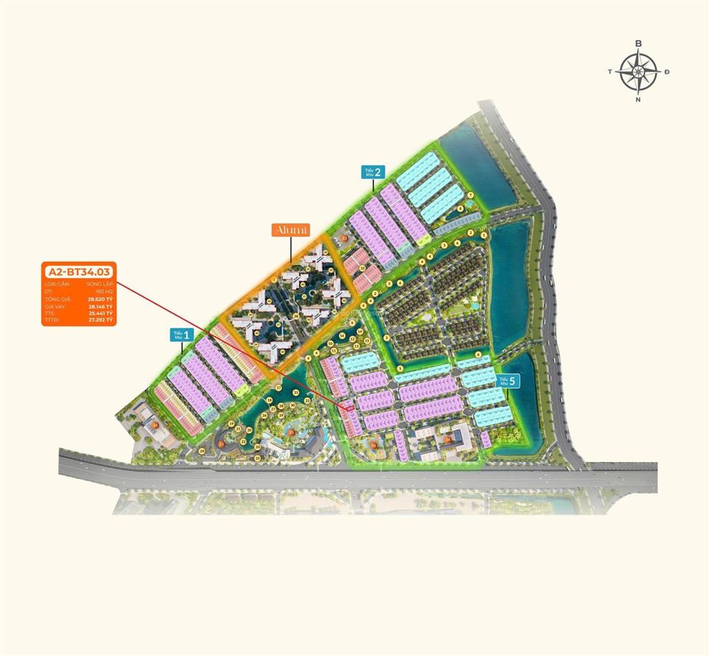 Alluvia  liền kề xẻ khe  sát hồ  140m2  20 tỷ  gần hồ trung tâm onsen alluvia city